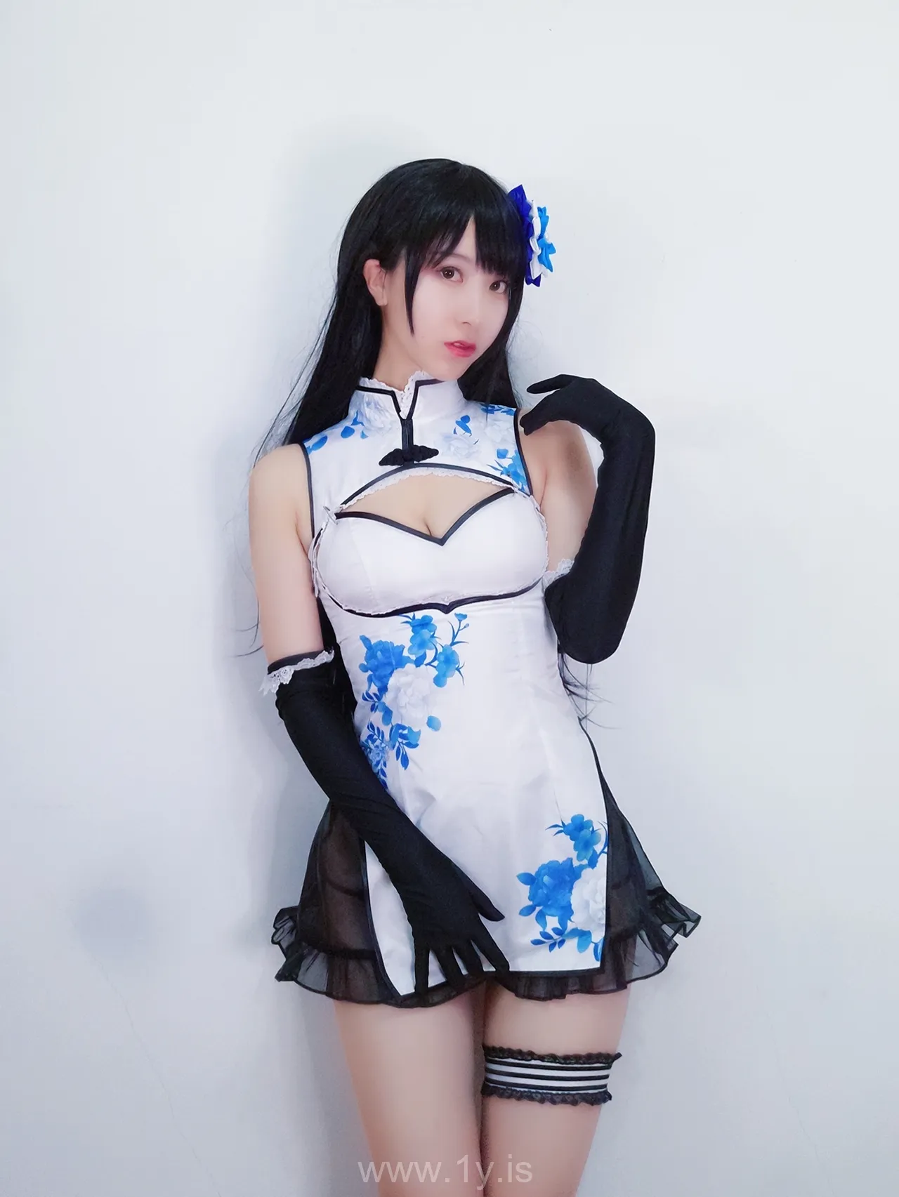 Coser@黑川 NO.020 Slender & Trendy Asian Homebody Girl 瓶儿